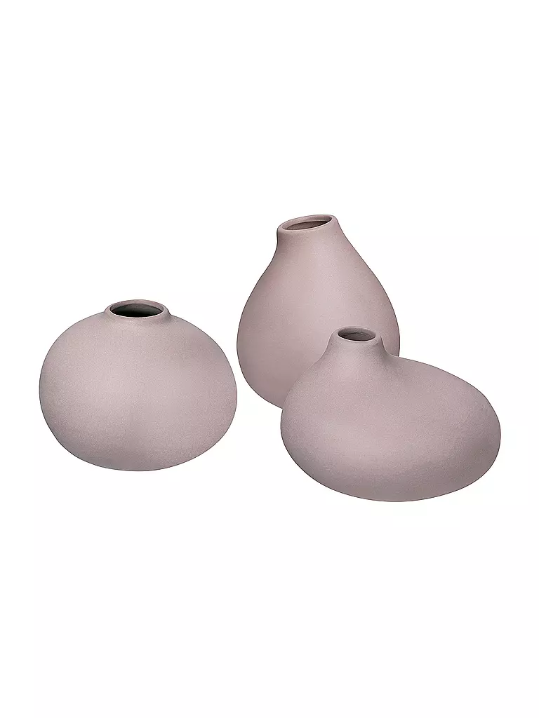 BLOMUS | Set Keramik Vasen NONA 3-teilig Bark | camel