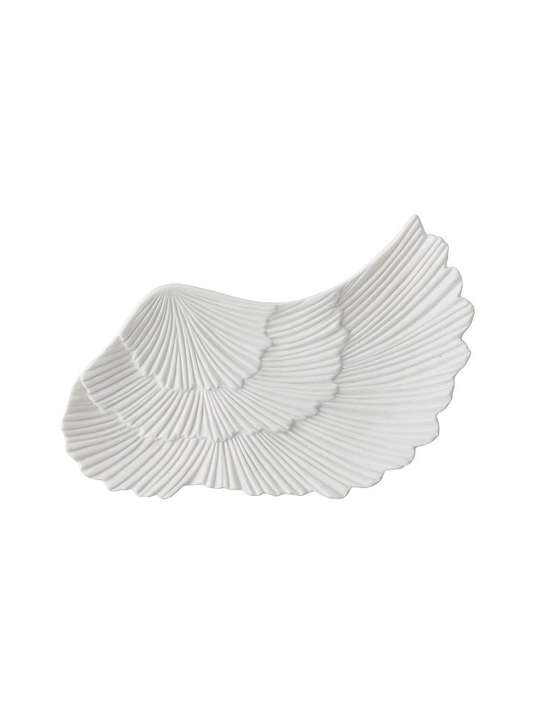 BLOOMINGVILLE | Weihnachts Schale Flügel 21x10cm | weiß
