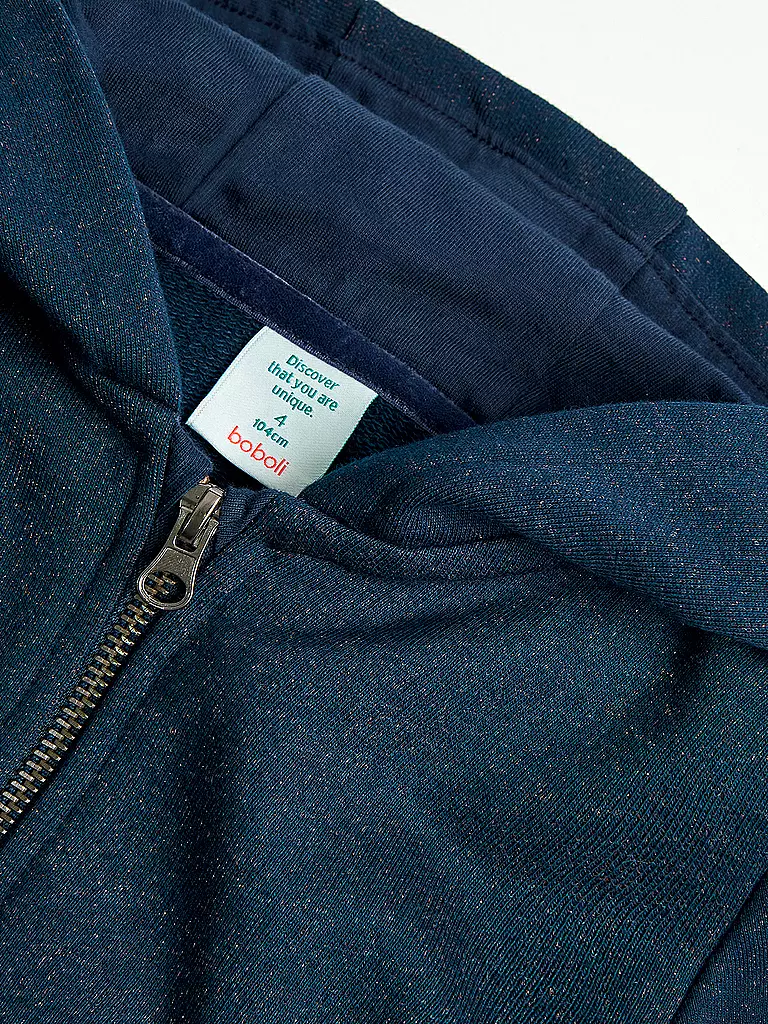 BOBOLI | Mädchen Sweatjacke | dunkelblau