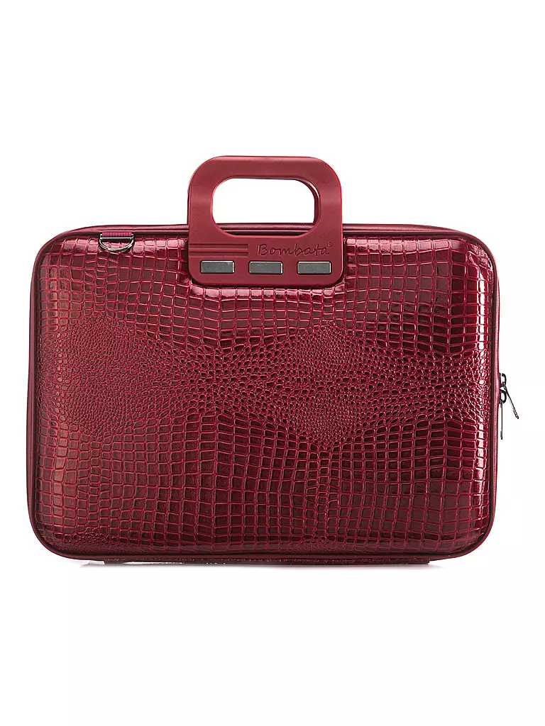BOMBATA | Laptoptasche COCCOBOMBATA SHINY 15'' Burgund | dunkelrot