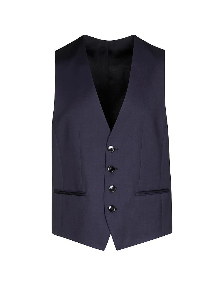 BOSS BUSINESS | Gilet Slim-Fit "Wilson" | blau