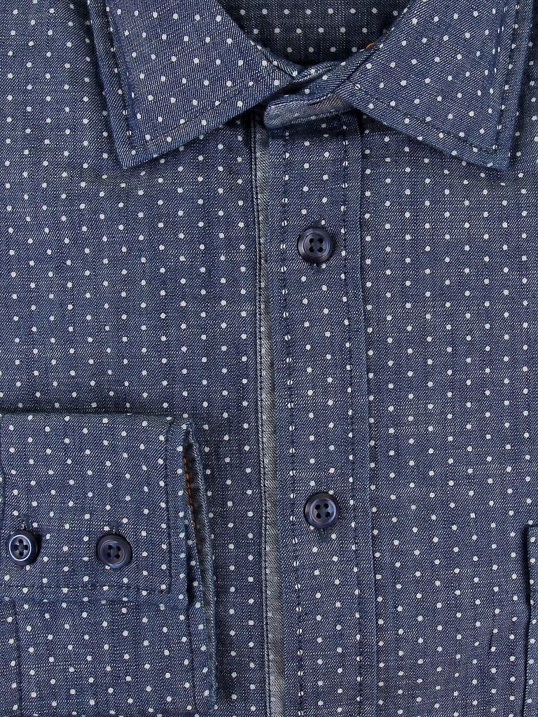 BOSS ORANGE | Hemd Slim-Fit "Eslime" | blau