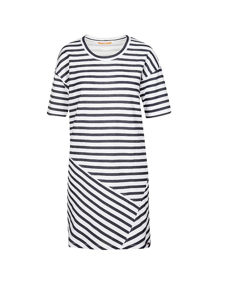 BOSS ORANGE | Kleid "Destripe" | blau