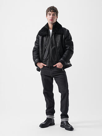 BOSS | Lederjacke H-MORBIN