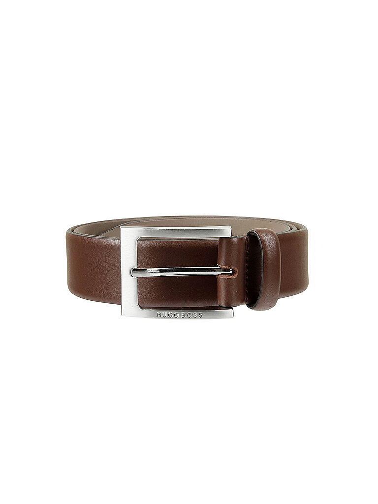 BOSS Ledergürtel Barnadine hellbraun | 90