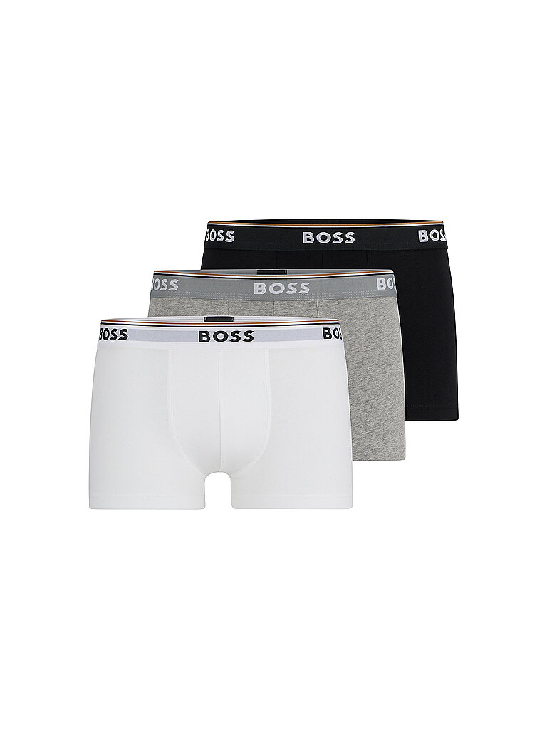 BOSS Hugo Herren Trunk 3p Co/EL Boxershorts, Assorted 999, M