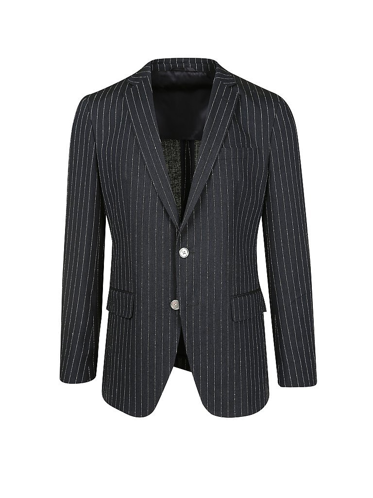 BOSS Leinenanzug Slim Fit Helford/Gander blau | 48