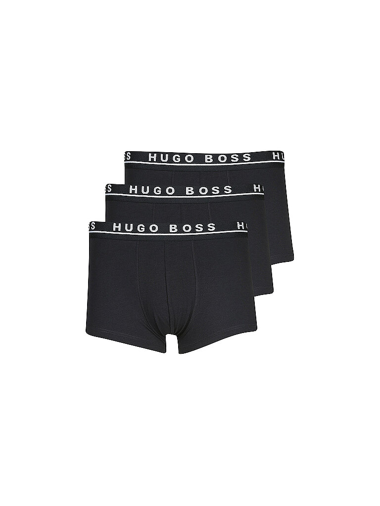 BOSS Hugo Herren Trunk 3p Co/EL Boxershorts, New - Open Blue480, L