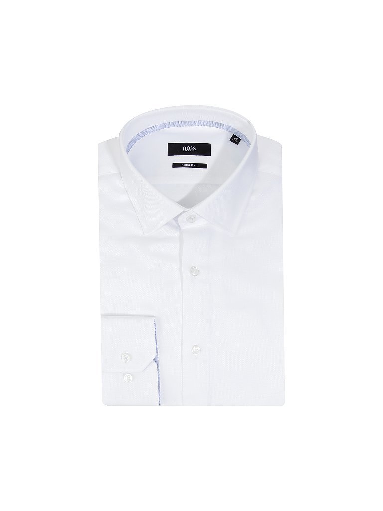 BOSS Hemd Regular Fit  Gelson  weiß | 38