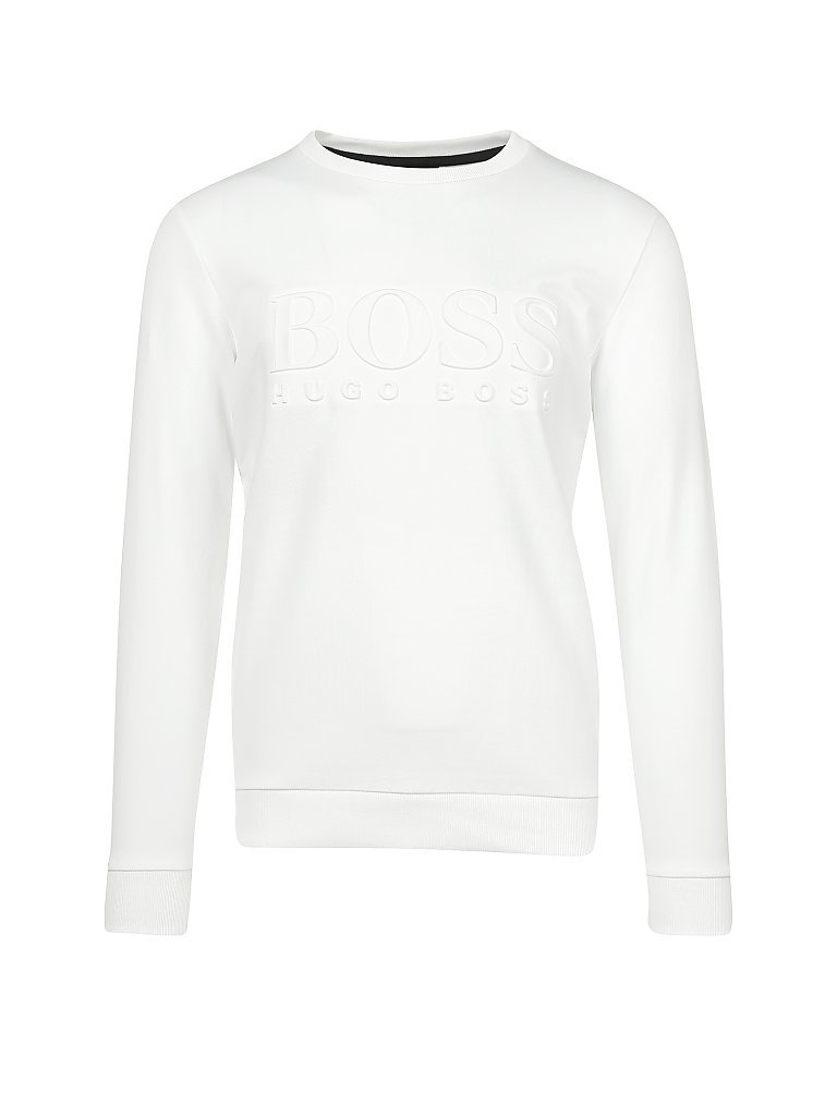 BOSS Loungesweater weiß | L