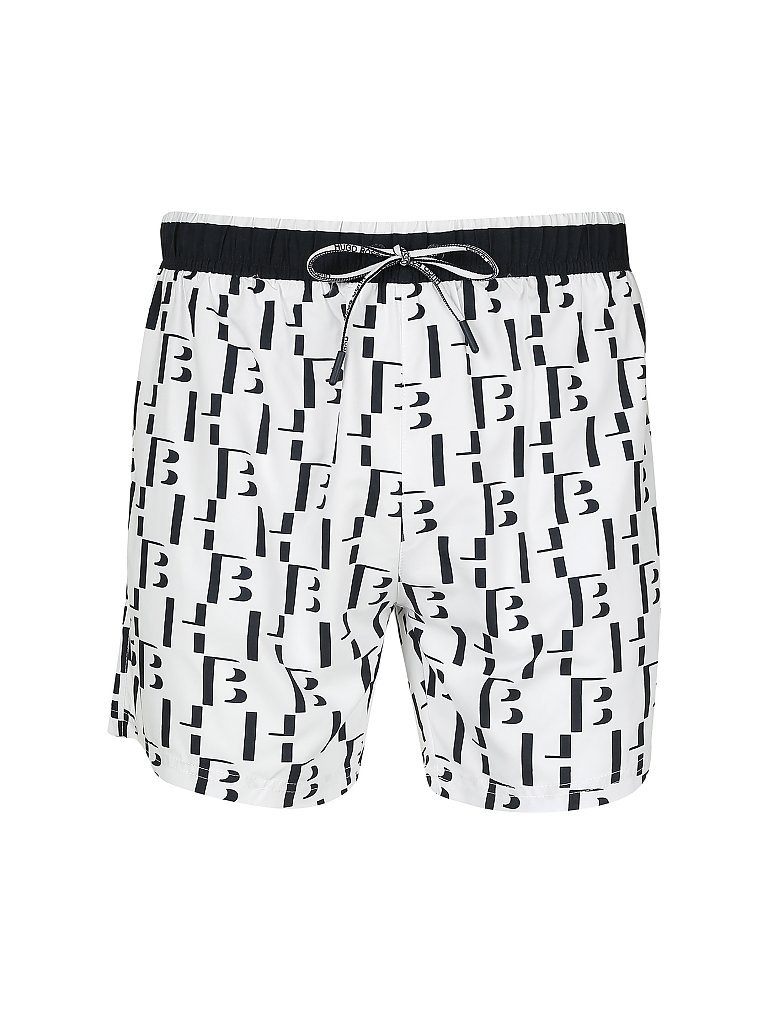 BOSS Beachshort Seahorse weiß | S