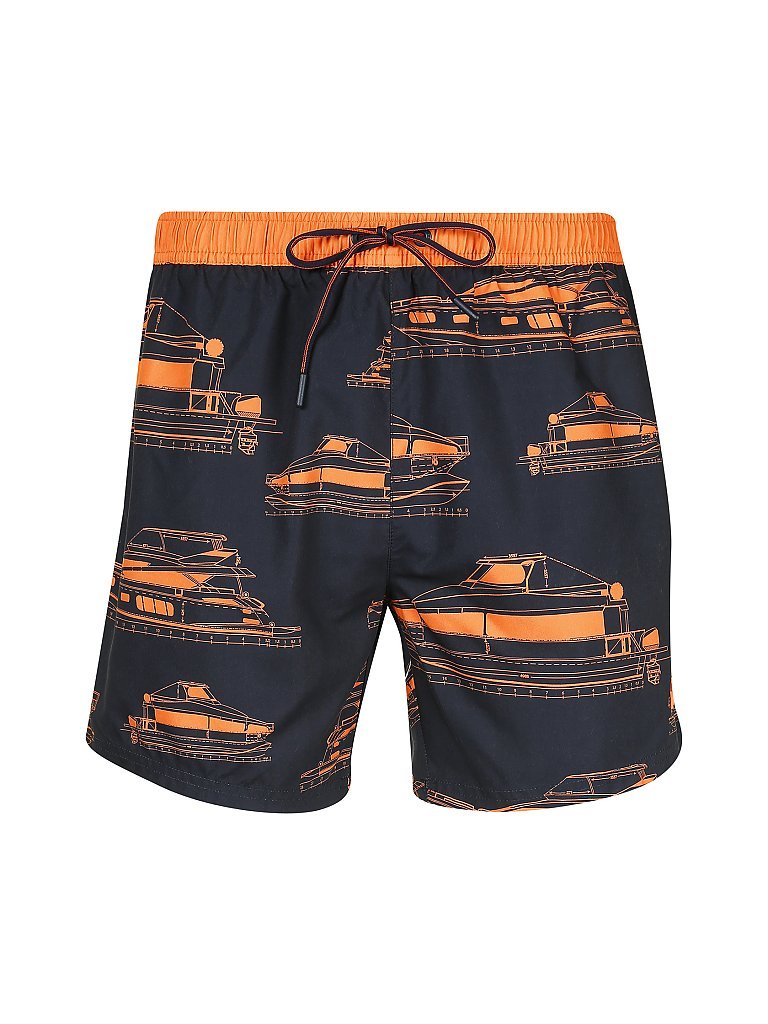 BOSS Beachshort Phirana blau | S