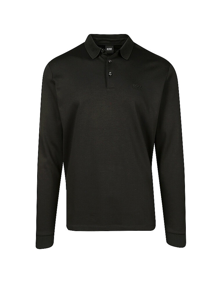 BOSS Longsleeve-Poloshirt Aus Interlock-Baumwolle Mit Logo
