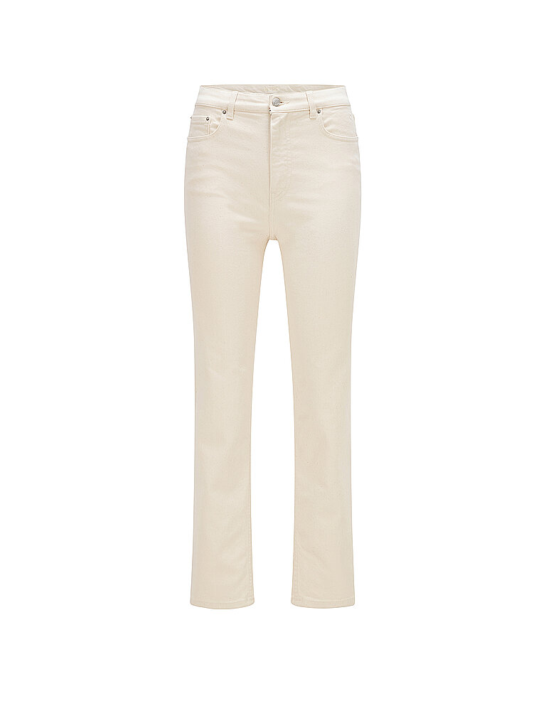 BOSS Jeans Straight Fit Crop 2.0 weiß | 26
