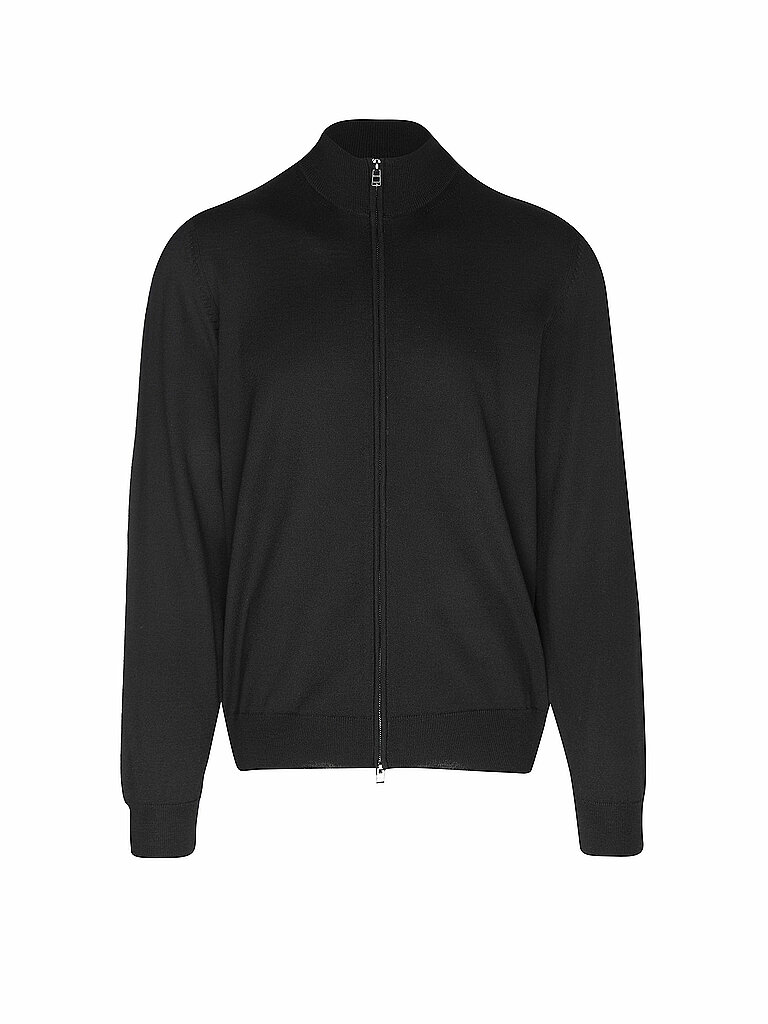 BOSS Cardigan Aus Extrafeiner Merinowolle Mit Reißverschluss