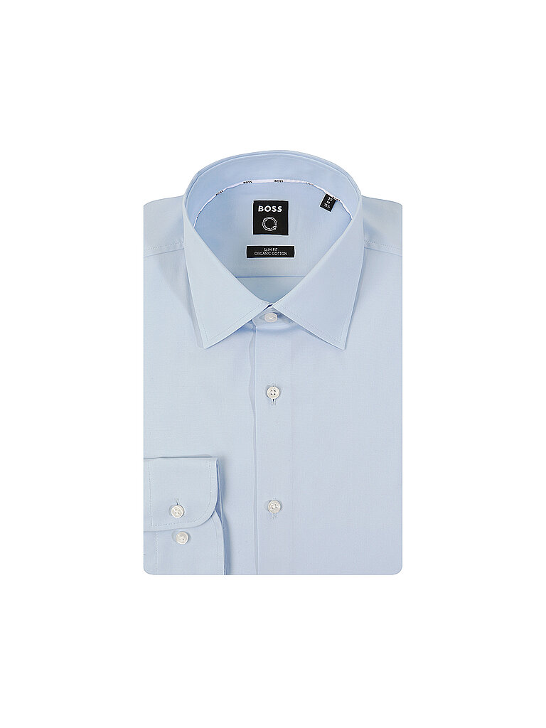 Slim Fit Businesshemd aus Popeline mit Stretch-Anteil