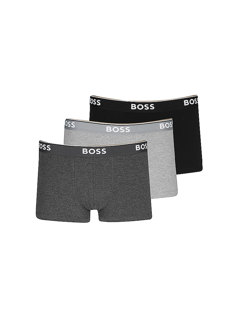 BOSS Herren Trunk, 3er Pack Power, Open Grey 061, S