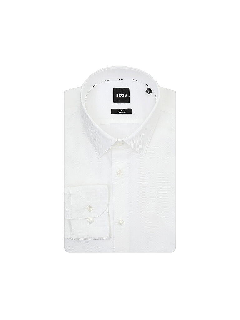 Slim Fit Business-Hemd mit Strukturmuster Modell HANK
