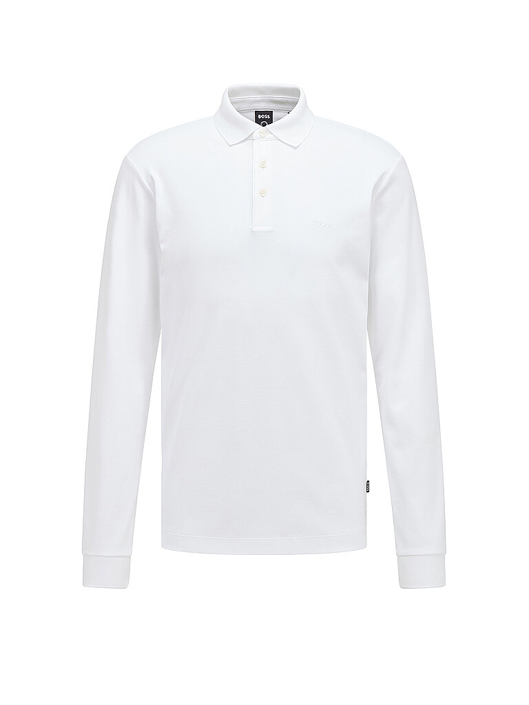 BOSS Longsleeve-Poloshirt Aus Interlock-Baumwolle Mit Logo
