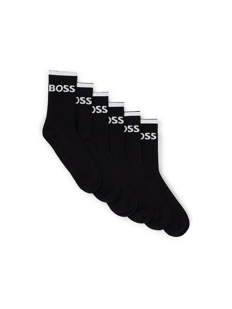 BOSS Socken 6er Pkg. black schwarz