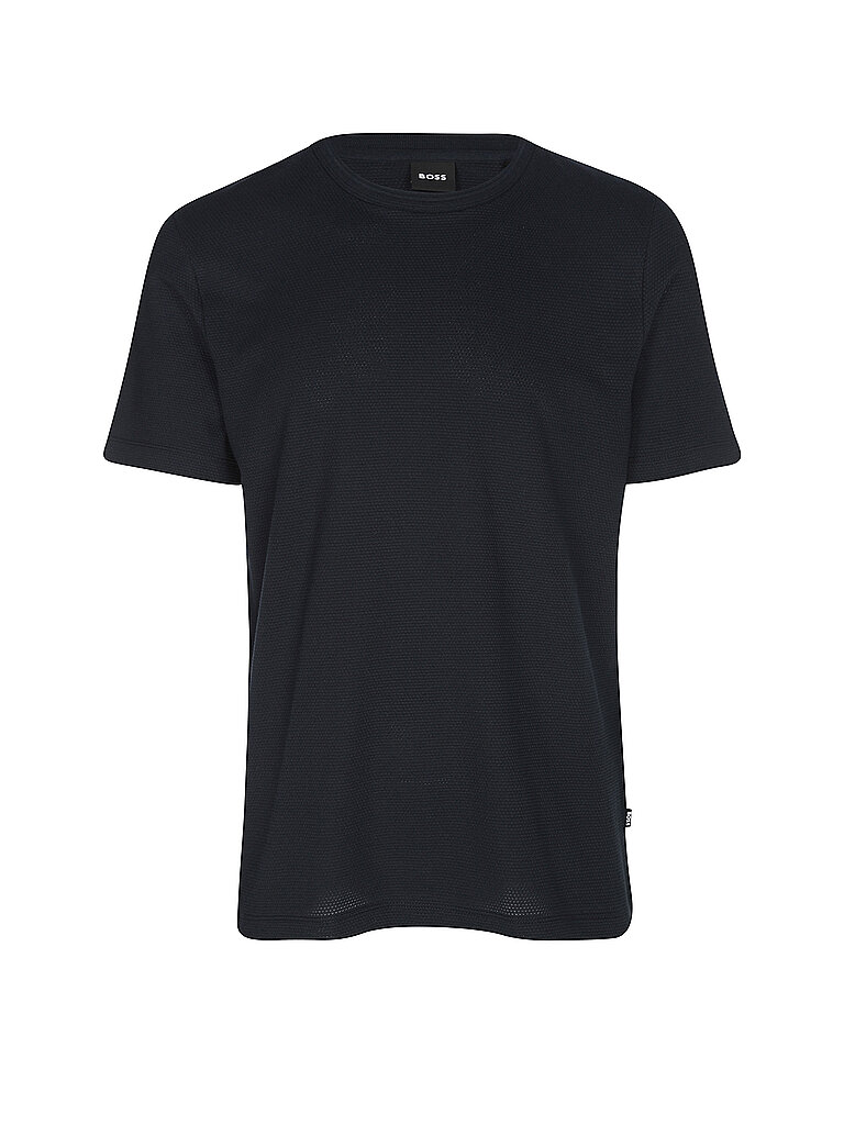 T-Shirt mit geripptem Rundhalsausschnitt Modell TIBURT