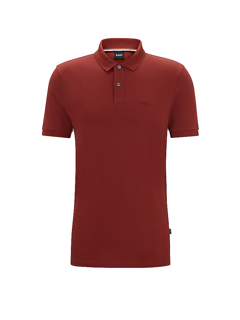 BOSS Poloshirt Regular Fit PALLAS dunkelrot | XL