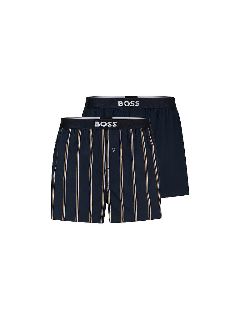BOSS Boxershorts 2er Pkg. open blue blau | XL