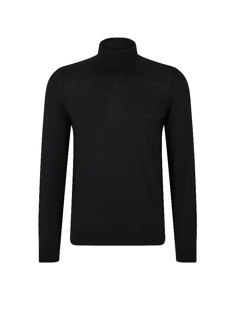 BOSS Slim-fit Rollkragenpullover Aus Extrafeiner Merinowolle