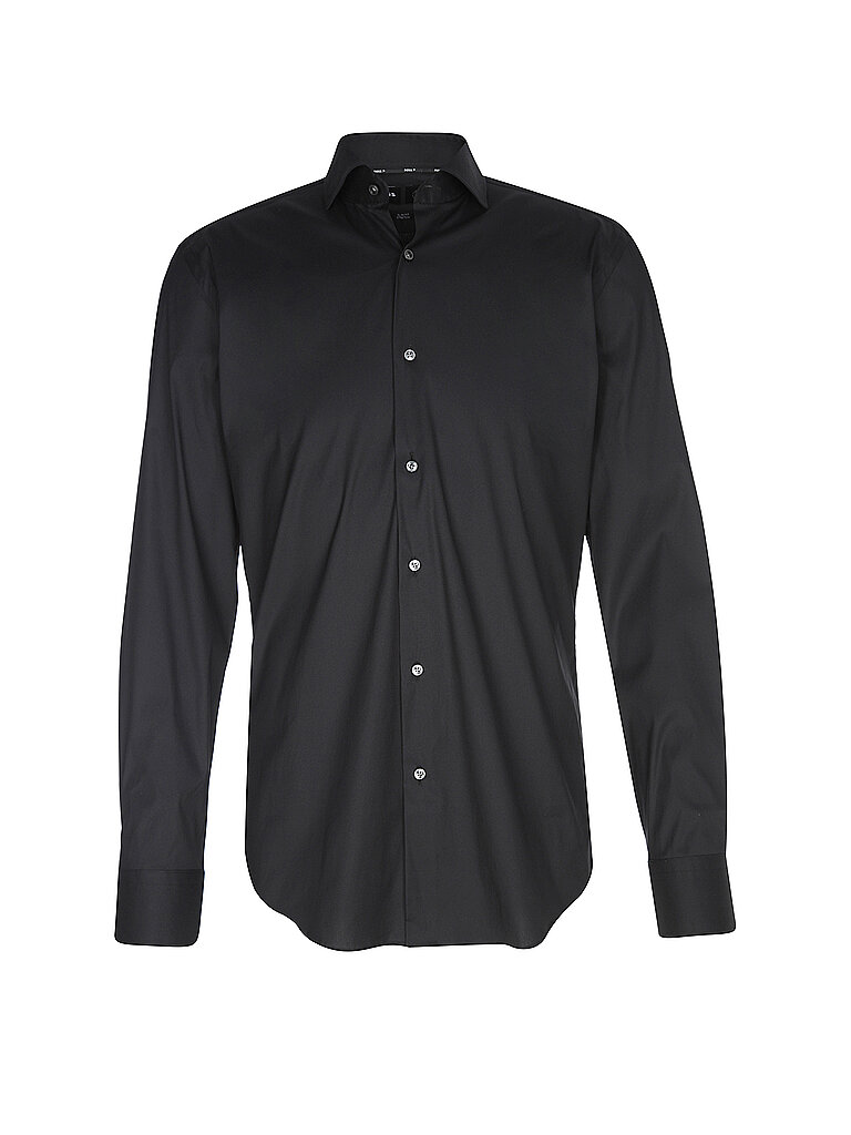 BOSS Slim-fit Popeline-Hemd Aus Bügelleichtem Baumwoll-Mix