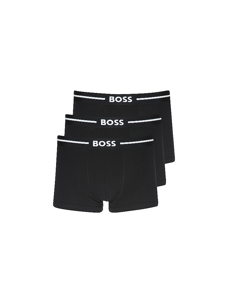 Trunks mit elastischem Label-Bund im 3er-Pack
