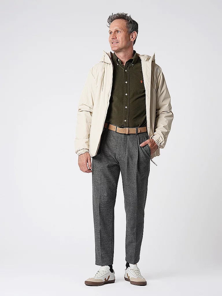 BOSS Ceinture en cuir CALINDO beige | 90