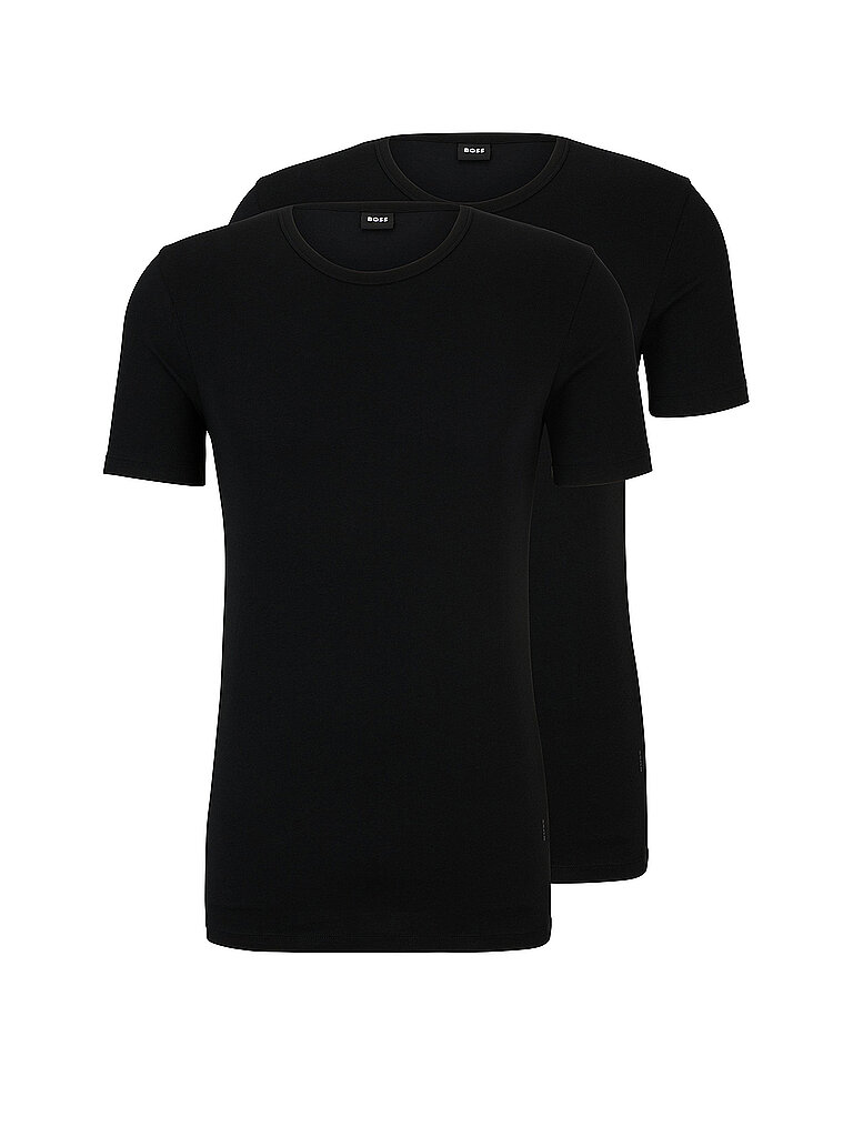 BOSS T-Shirt 2-er Pkg. schwarz | S