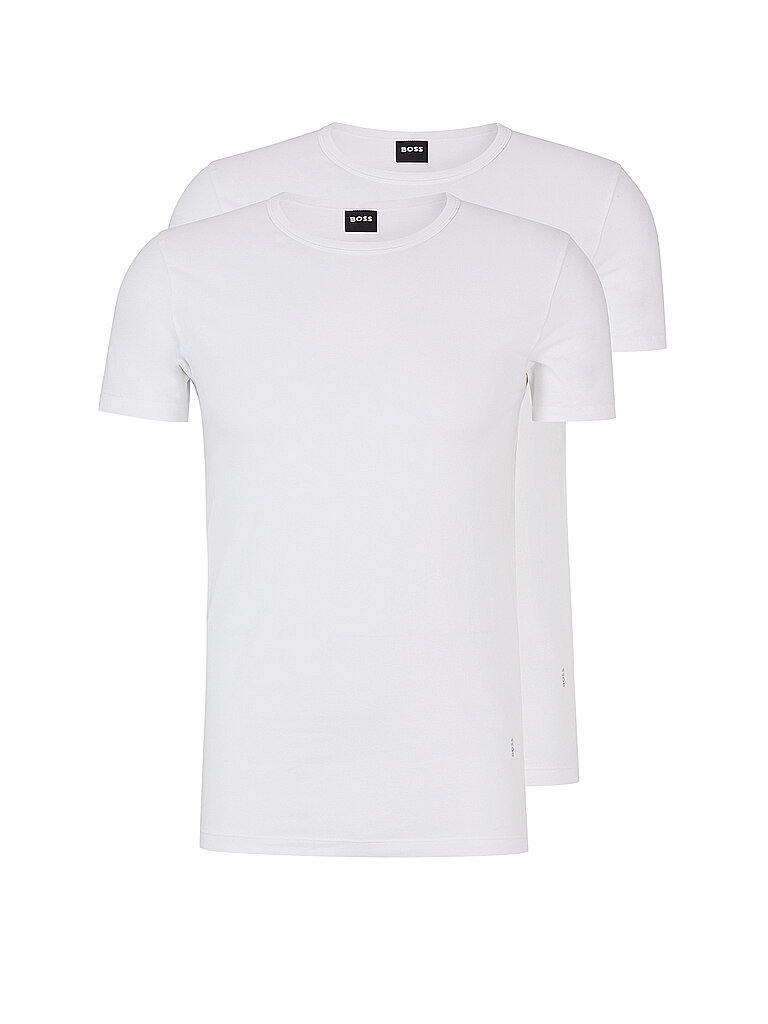 BOSS T-Shirt 2-er Pkg. weiss | S