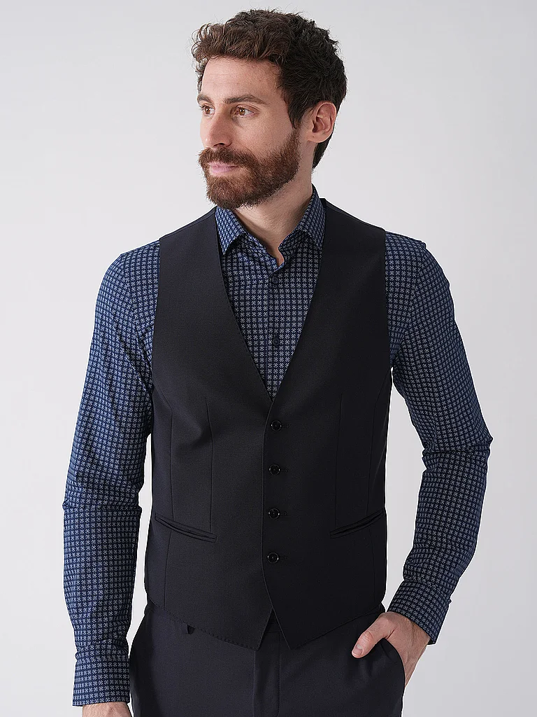 BOSS Anzugweste H-HUGE dunkelblau | 52