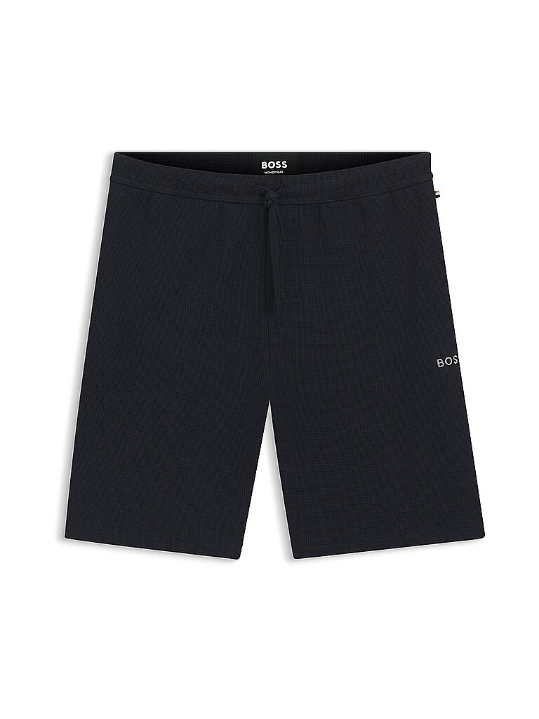 Shorts mit Label-Stitching Modell WAFFLE