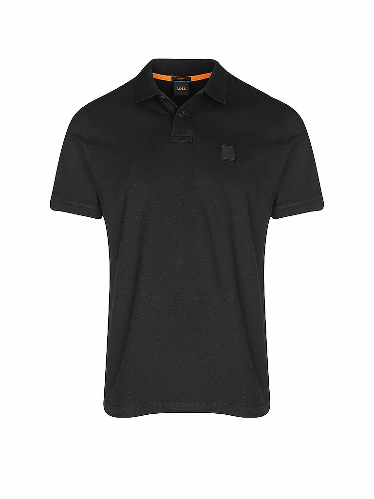 Slim Fit Poloshirt mit kurzer Knopfleiste