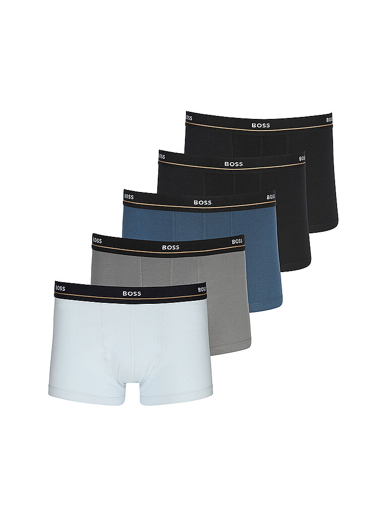 Regular Fit Boxershorts aus Baumwoll-Mix im 5er-Pack