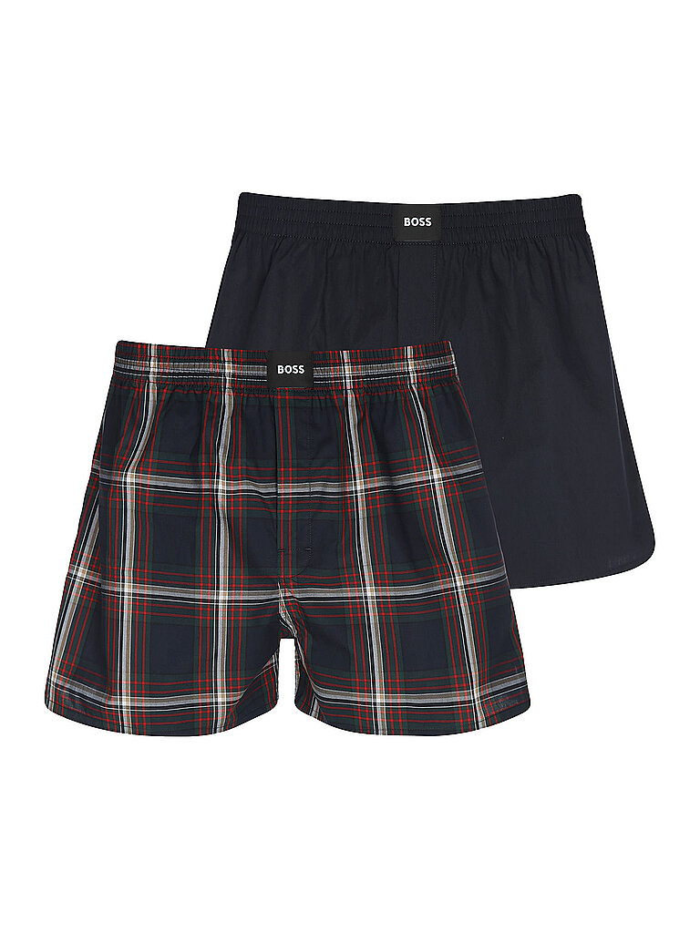 BOSS Boxershorts 2er Pkg. open blue dunkelblau | XL