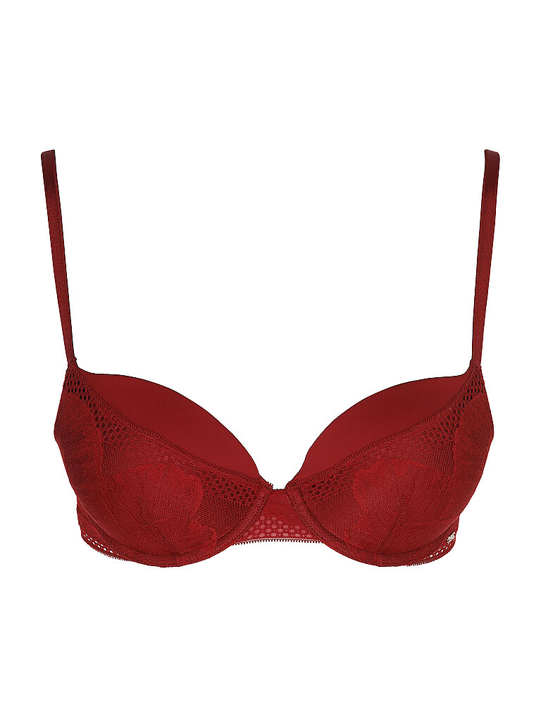 BOSS Push Up BH PEONY LACE dunkelrot | 80C