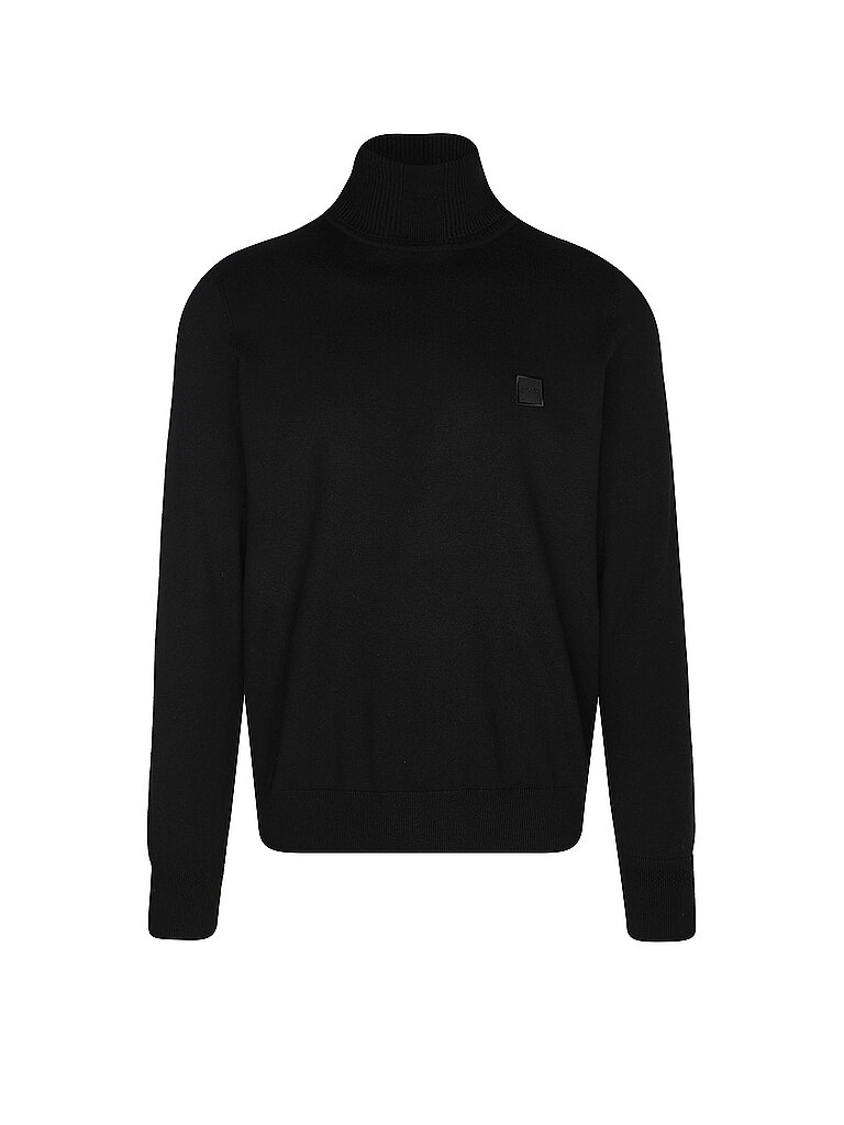 Rollkragenpullover mit Label-Detail Modell Akiro