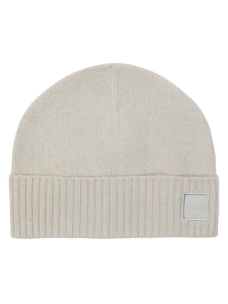 BOSS Mütze - Haube AKAIO_R beige