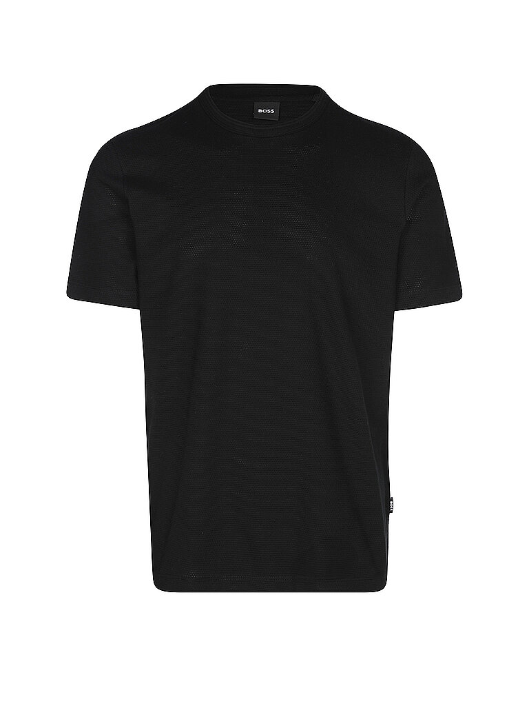 T-Shirt mit geripptem Rundhalsausschnitt Modell TIBURT