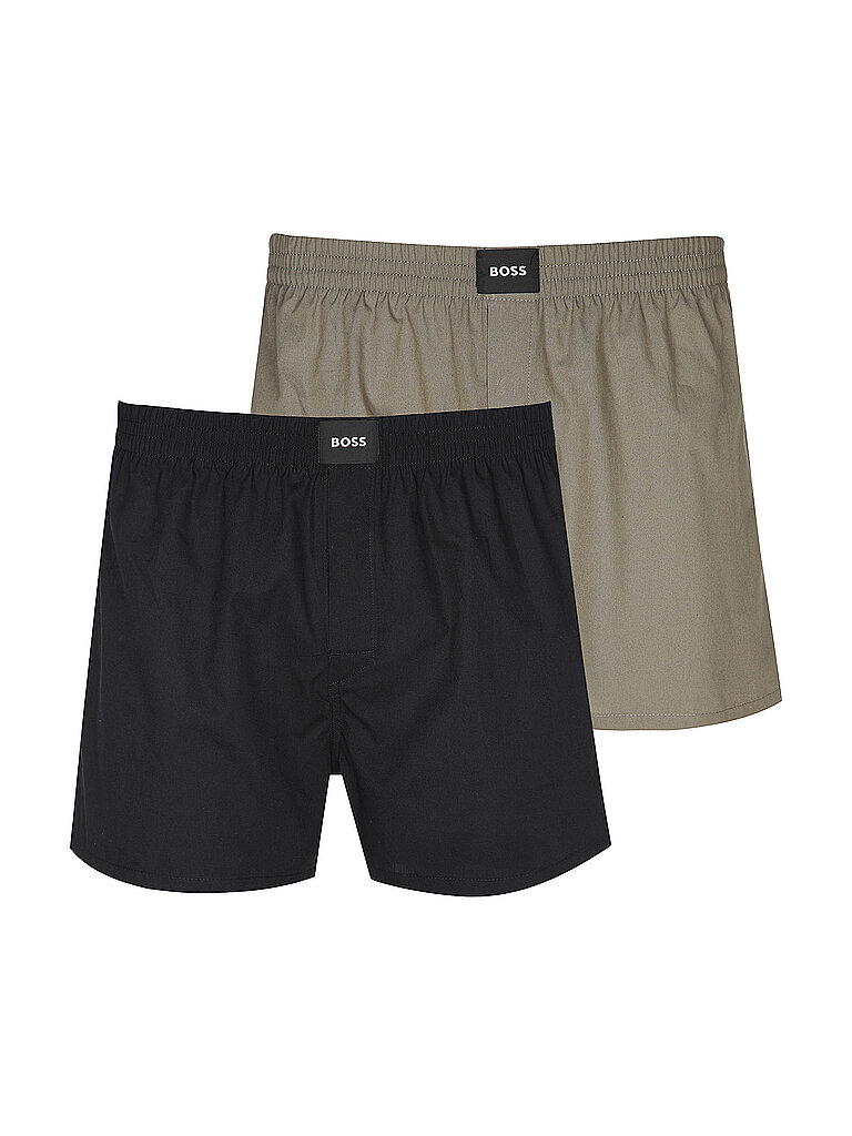 BOSS Boxershorts 2er Pkg. open brown hellbraun | XL