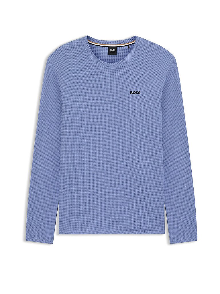 BOSS Loungewear Shirt blau | M