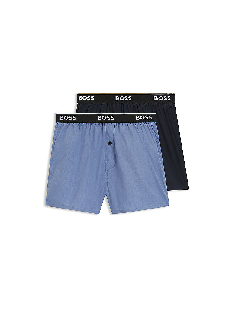 BOSS Boxershorts 2er Pkg. light / pastel blue blau | M