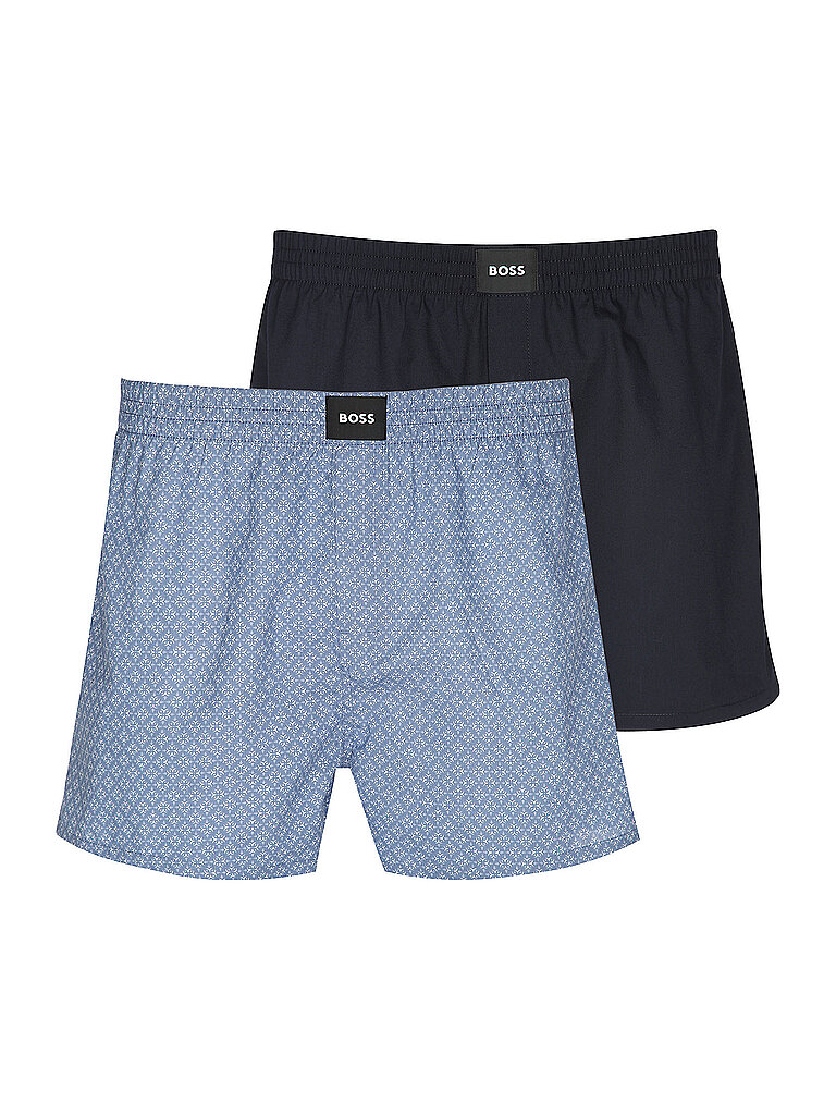 BOSS Boxershorts 2er Pkg. light/pastel purple blau | L