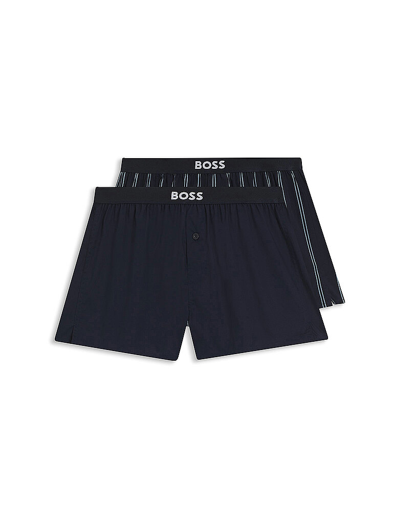 BOSS Boxershorts 2er Pkg dark blue blau | M
