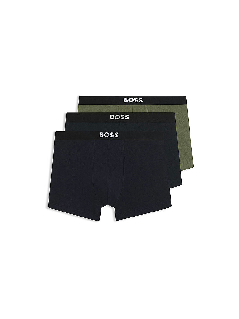 BOSS Boxershorts 3P BOSS ONE 3er Pkg. blau | M