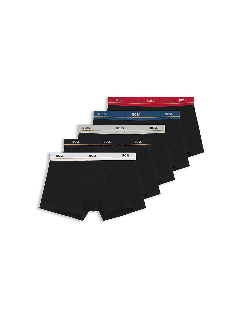 BOSS Boxershorts 5er Pkg. open miscellaneous schwarz | M