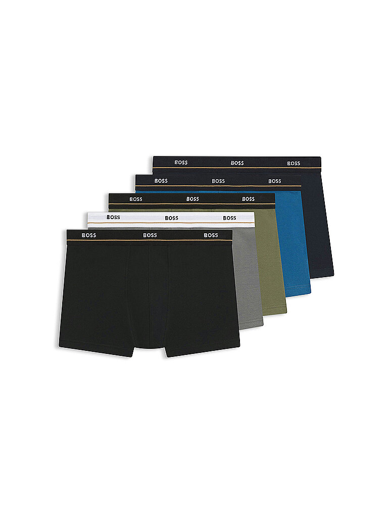 BOSS Boxershorts 5er Pkg. open miscellaneous olive | L